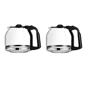 12 Cup Glass Replacement Carafe (Color: 2Pack)